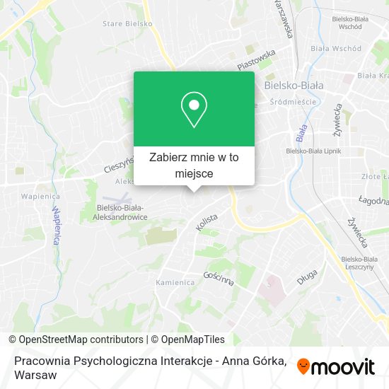 Mapa Pracownia Psychologiczna Interakcje - Anna Górka