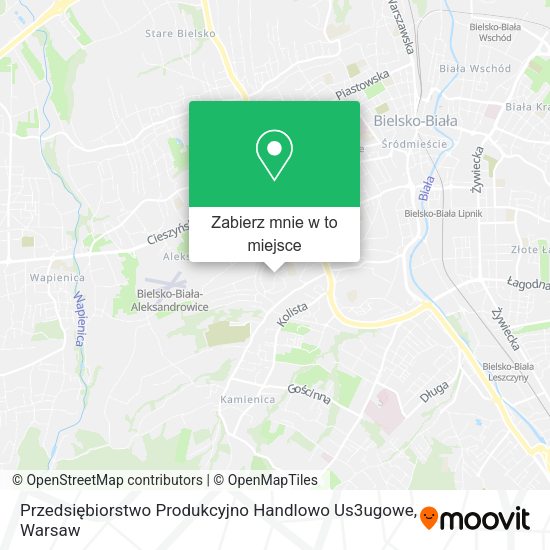 Mapa Przedsiębiorstwo Produkcyjno Handlowo Us3ugowe