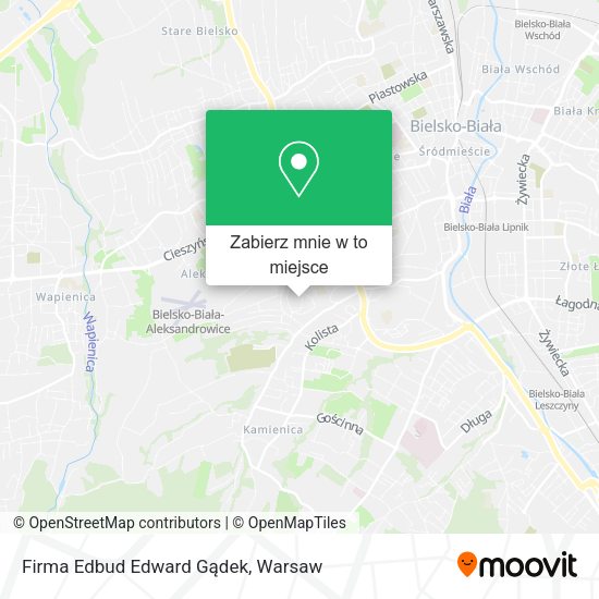 Mapa Firma Edbud Edward Gądek