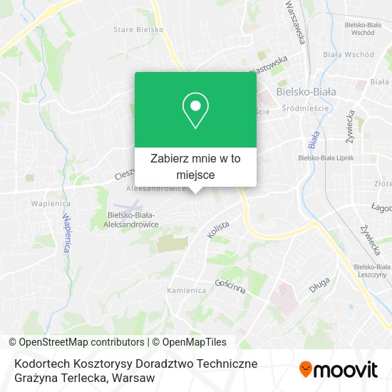 Mapa Kodortech Kosztorysy Doradztwo Techniczne Grażyna Terlecka