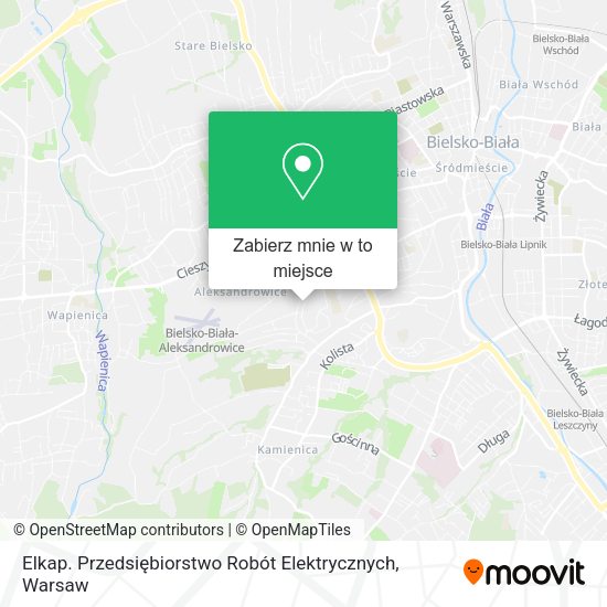 Mapa Elkap. Przedsiębiorstwo Robót Elektrycznych