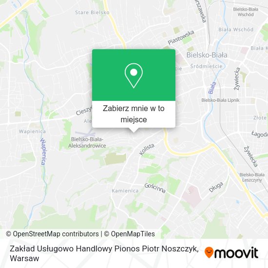 Mapa Zakład Usługowo Handlowy Pionos Piotr Noszczyk