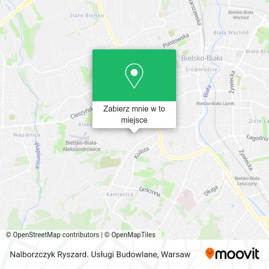 Mapa Nalborzczyk Ryszard. Usługi Budowlane