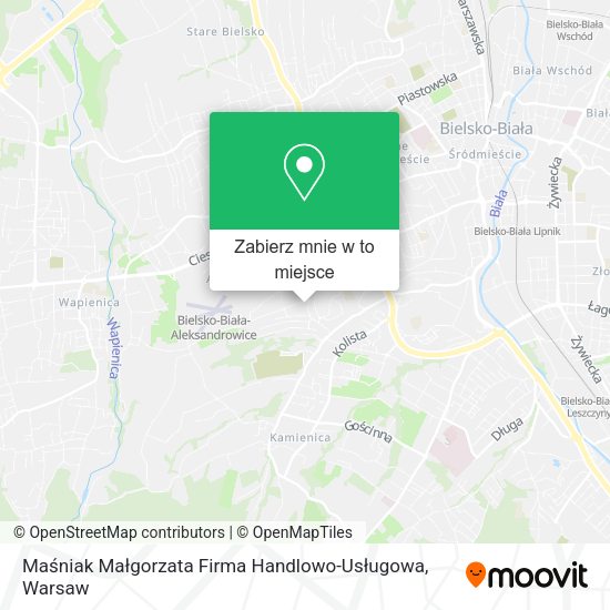 Mapa Maśniak Małgorzata Firma Handlowo-Usługowa