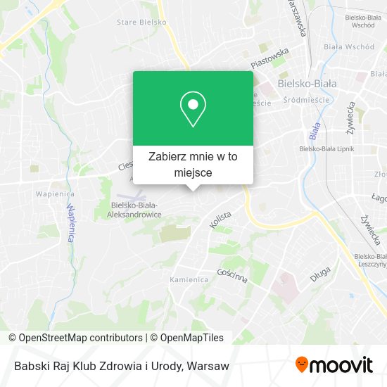 Mapa Babski Raj Klub Zdrowia i Urody