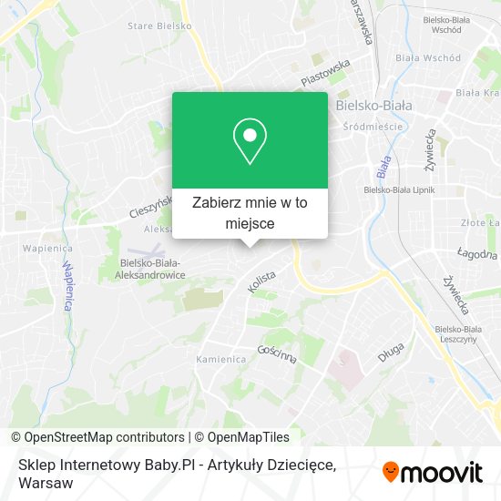 Mapa Sklep Internetowy Baby.Pl - Artykuły Dziecięce