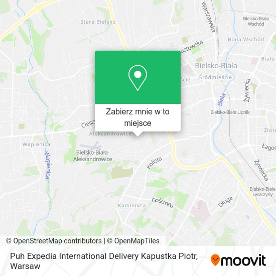 Mapa Puh Expedia International Delivery Kapustka Piotr