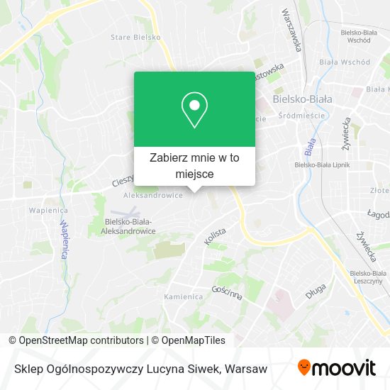 Mapa Sklep Ogólnospozywczy Lucyna Siwek