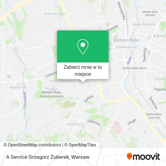 Mapa A Service Grzegorz Żuberek