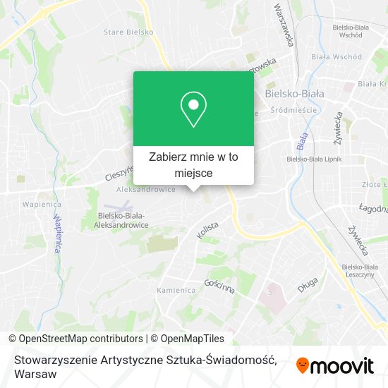 Mapa Stowarzyszenie Artystyczne Sztuka-Świadomość