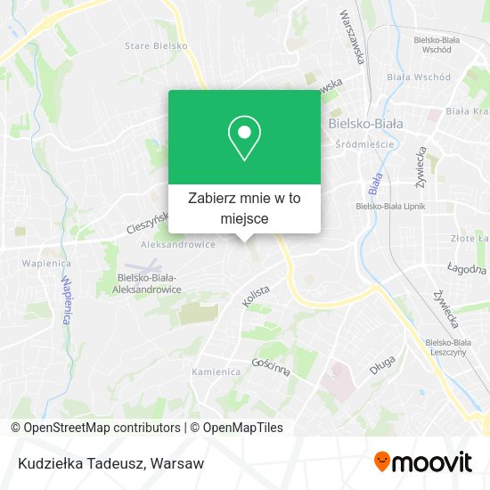 Mapa Kudziełka Tadeusz