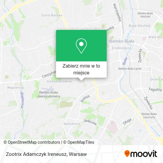 Mapa Zootrix Adamczyk Ireneusz