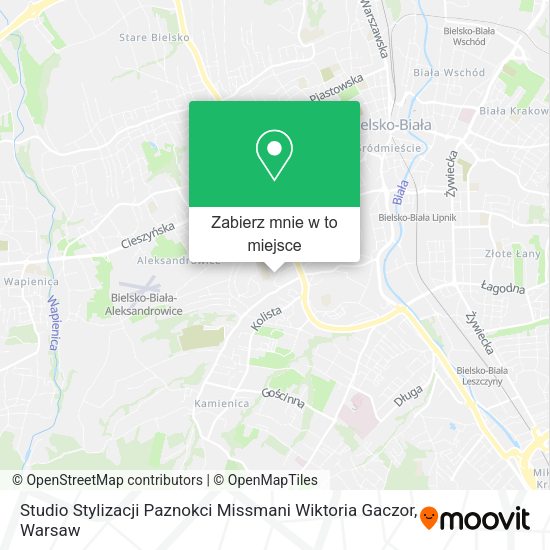 Mapa Studio Stylizacji Paznokci Missmani Wiktoria Gaczor