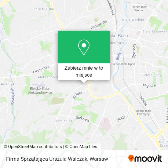 Mapa Firma Sprzątająca Urszula Walczak