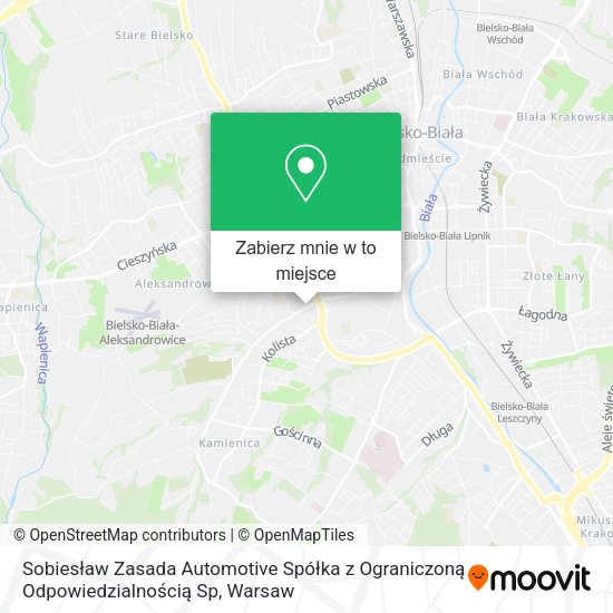 Mapa Sobiesław Zasada Automotive Spółka z Ograniczoną Odpowiedzialnością Sp