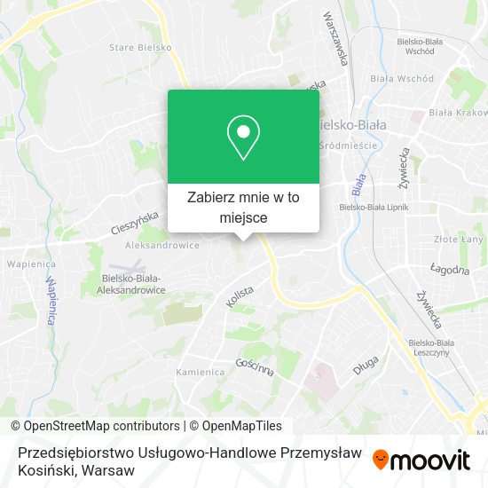 Mapa Przedsiębiorstwo Usługowo-Handlowe Przemysław Kosiński