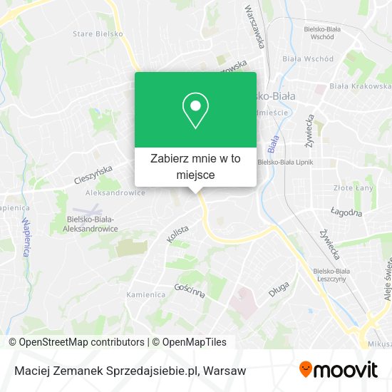 Mapa Maciej Zemanek Sprzedajsiebie.pl