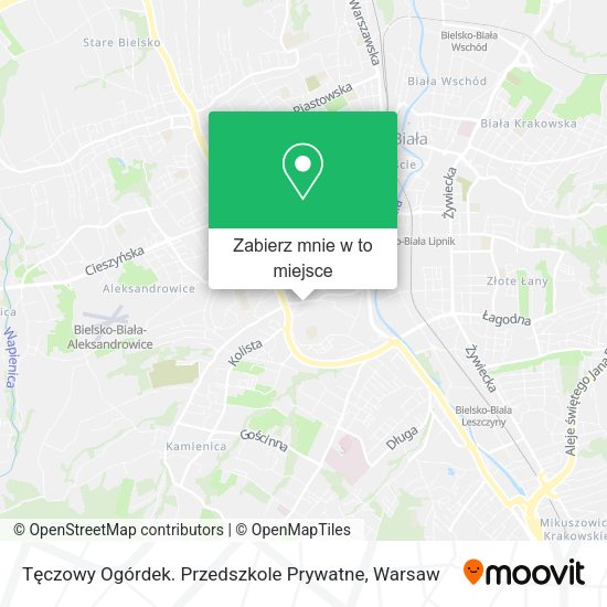 Mapa Tęczowy Ogórdek. Przedszkole Prywatne