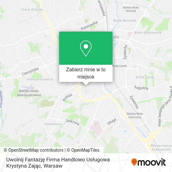 Mapa Uwolnij Fantazję Firma Handlowo Usługowa Krystyna Zając