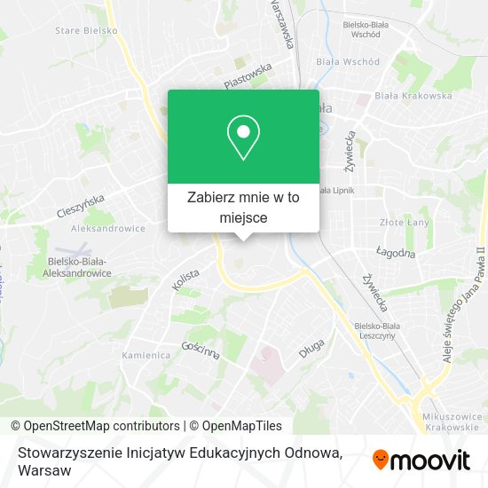 Mapa Stowarzyszenie Inicjatyw Edukacyjnych Odnowa