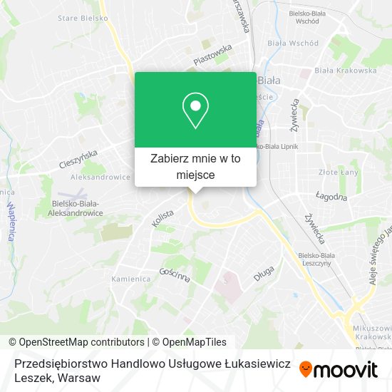 Mapa Przedsiębiorstwo Handlowo Usługowe Łukasiewicz Leszek