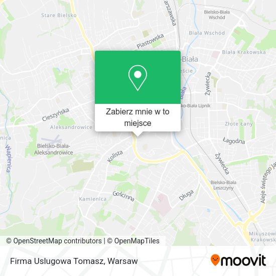 Mapa Firma Uslugowa Tomasz