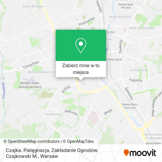 Mapa Czajka. Pielęgnacja, Zakładanie Ogrodów. Czajkowski M.