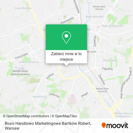 Mapa Biuro Handlowo Marketingowe Bartków Robert