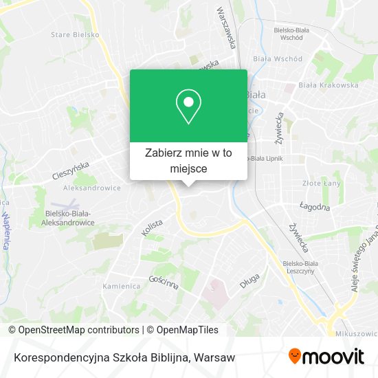 Mapa Korespondencyjna Szkoła Biblijna