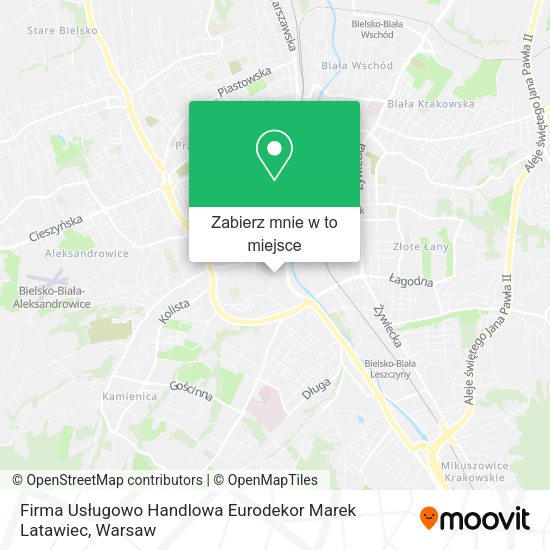 Mapa Firma Usługowo Handlowa Eurodekor Marek Latawiec