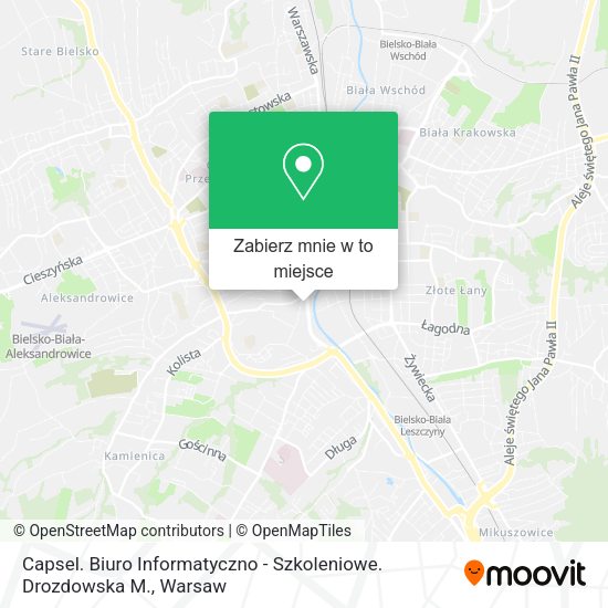 Mapa Capsel. Biuro Informatyczno - Szkoleniowe. Drozdowska M.