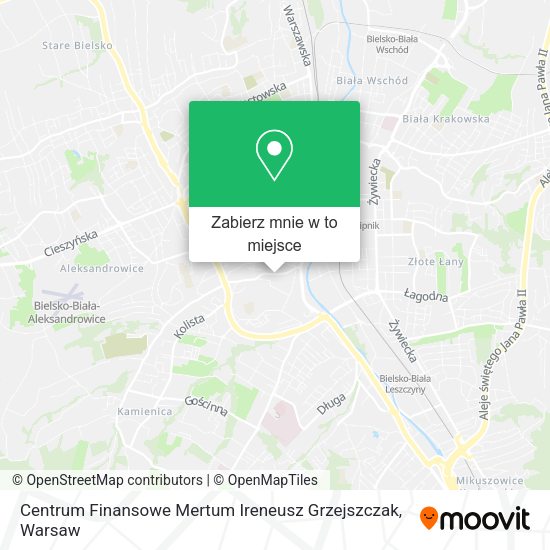 Mapa Centrum Finansowe Mertum Ireneusz Grzejszczak