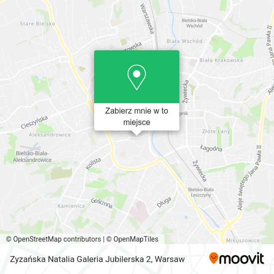 Mapa Zyzańska Natalia Galeria Jubilerska 2