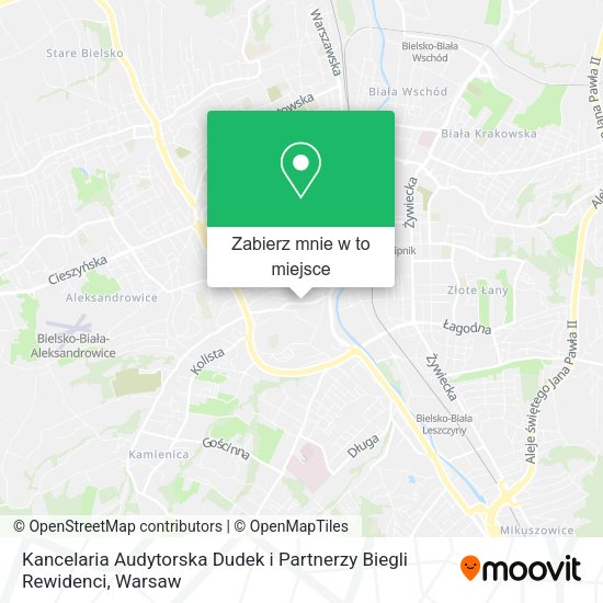 Mapa Kancelaria Audytorska Dudek i Partnerzy Biegli Rewidenci