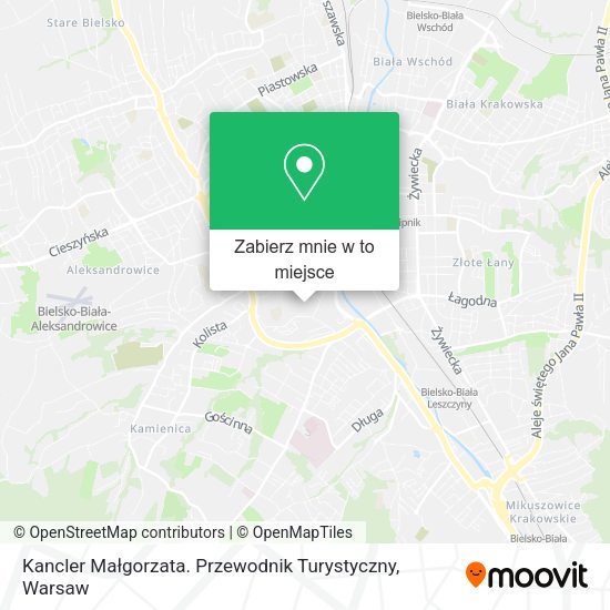 Mapa Kancler Małgorzata. Przewodnik Turystyczny