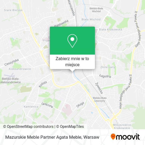 Mapa Mazurskie Meble Partner Agata Meble