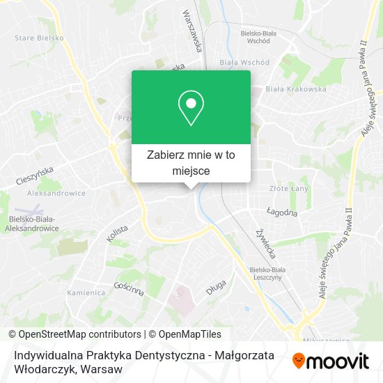 Mapa Indywidualna Praktyka Dentystyczna - Małgorzata Włodarczyk