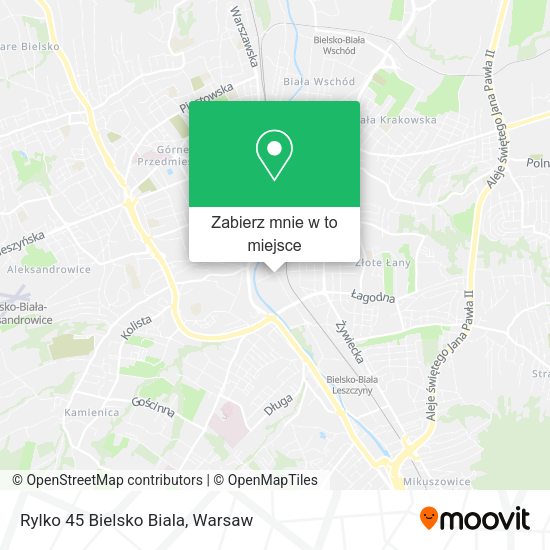 Mapa Rylko 45 Bielsko Biala