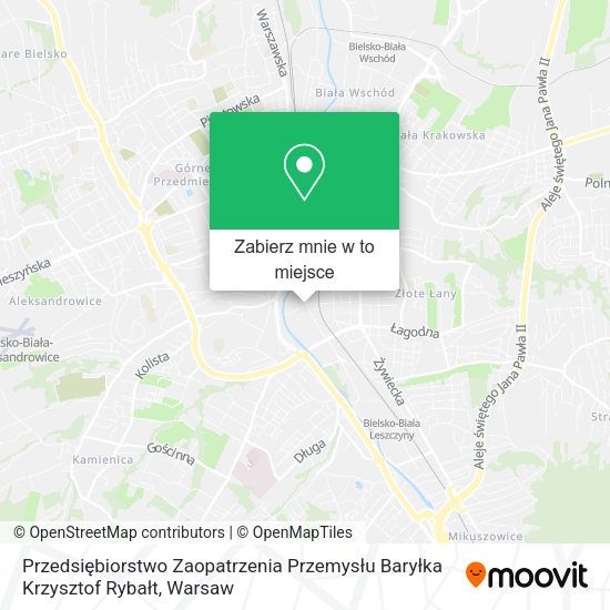 Mapa Przedsiębiorstwo Zaopatrzenia Przemysłu Baryłka Krzysztof Rybałt