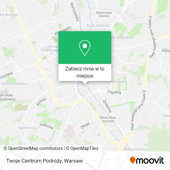 Mapa Twoje Centrum Podróży