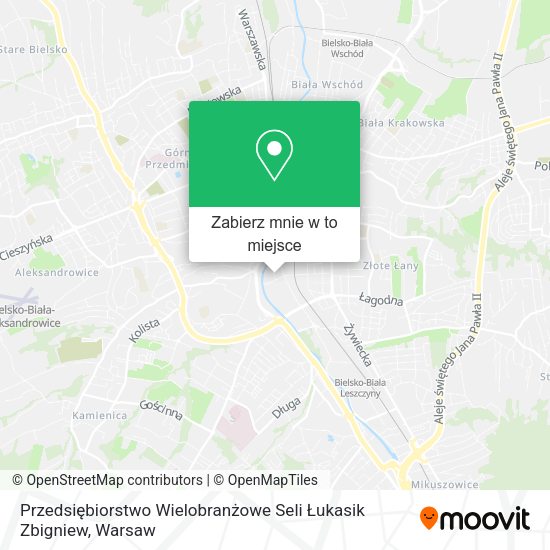 Mapa Przedsiębiorstwo Wielobranżowe Seli Łukasik Zbigniew