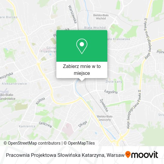 Mapa Pracownia Projektowa Słowińska Katarzyna