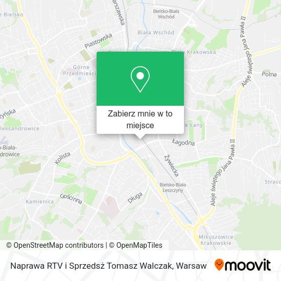 Mapa Naprawa RTV i Sprzedsż Tomasz Walczak