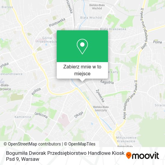 Mapa Bogumiła Dworak Przedsiębiorstwo Handlowe Kiosk Psd 9