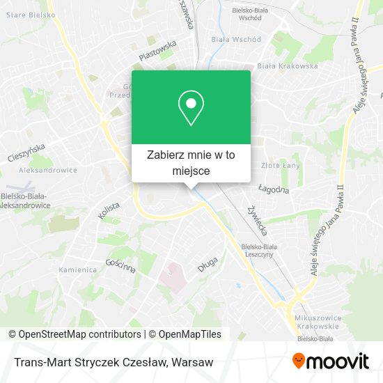 Mapa Trans-Mart Stryczek Czesław