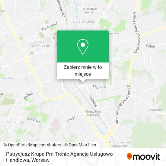 Mapa Patrycjusz Krupa Pm Tronic Agencja Usługowo Handlowa