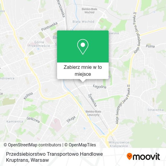 Mapa Przedsiebiorstwo Transportowo Handlowe Kruptrans