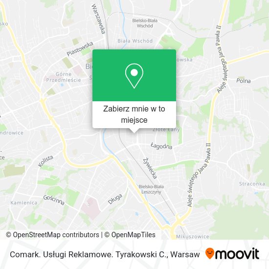 Mapa Comark. Usługi Reklamowe. Tyrakowski C.