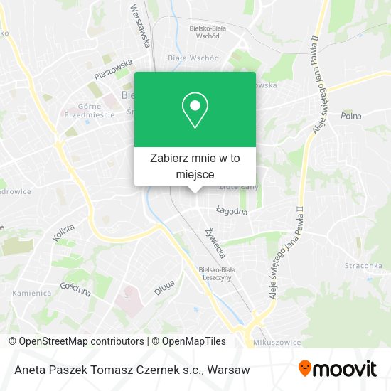 Mapa Aneta Paszek Tomasz Czernek s.c.