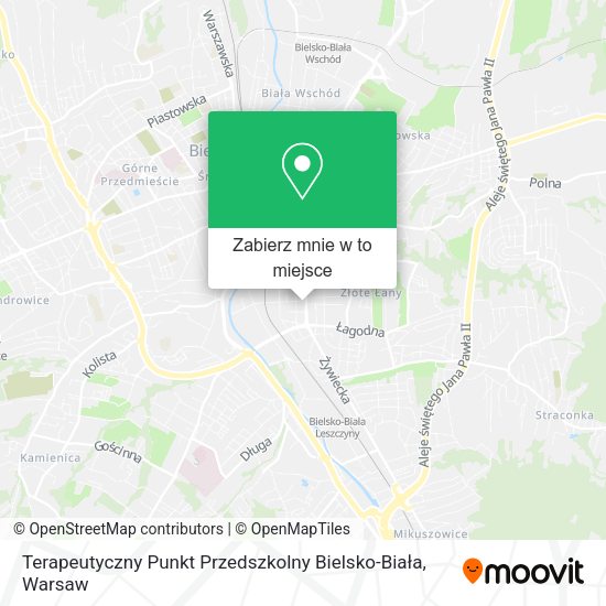 Mapa Terapeutyczny Punkt Przedszkolny Bielsko-Biała